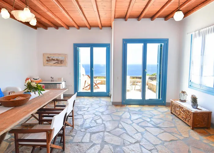 Villa Vasiliki's Sea View Mykonos Kalafatis